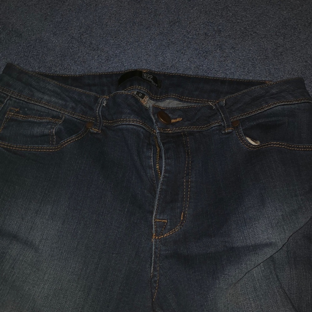 1882 blue denim jeggings